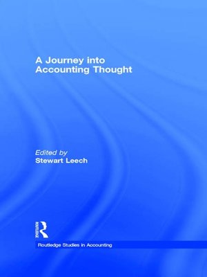 cover image of A Journey into Accounting Thought